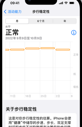 衢州iPhone手机维修如何在iPhone开启'步行稳定性通知'