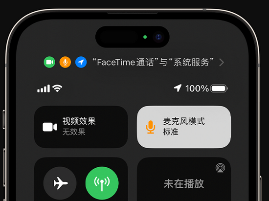 衢州苹果授权维修网点分享iPhone在通话时让你的声音更清晰 