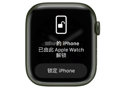 衢州苹果手机维修分享用 AppleWatch 解锁配备面容 ID 的 iPhone方法 