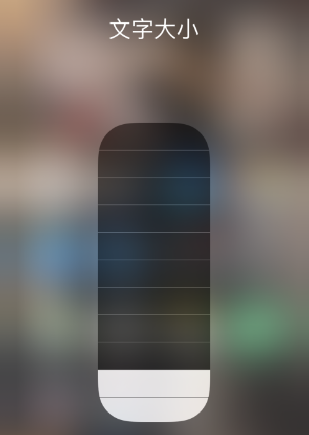 衢州苹果手机维修分享小技巧：在 iPhone 控制中心快速调节字体大小 